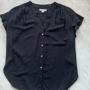 Jcrew Black Blouse